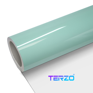 TERZO Professional High Stretch Waterproof PET Crystal Film <b>Chalk</b> White Automotive Vinyl Wrap - Product Image 2