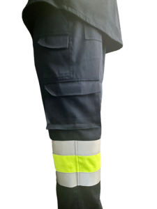 남여 공용 100% 면 난연 바지 하이 퀄리티 FR 의류 도매 가격 반사 안전 의류 - Product Image 4