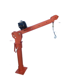 Mini voiture de grue mobile nouvel ascenseur de moteur hydraulique pliant avec matériau métallique de fronde à chaîne pour la vente au détail et les hôtels - Product Image 1