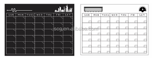 Mensuel Calendrier de Réfrigérateur Magnétique Tableau Blanc planificateur pour Cuisine - Product Image 5