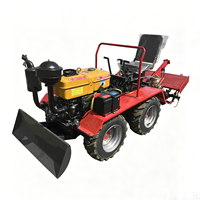 Mini Tractor Agrícola Multifuncional de Bajo Consumo de Combustible para Empujar Suelo en Huertos y Múltiples Operaciones Agrícolas
