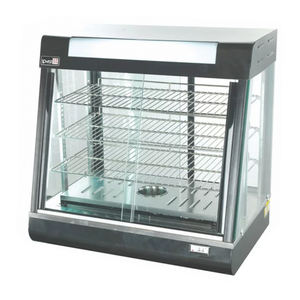 Armario de calentamiento de acero inoxidable, armario caliente para hamburguesas, color negro, ángulo recto, biselado, comercial, restaurante - Product Image 2