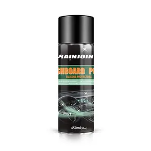 RAINJOIN Mint Car Dashboard Polish Cera de silicona Limpieza de cuero de coche Dashboard Spray Polish