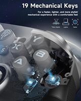 EasySMX X10 Mechanical Master Four Hall USB para Black Myth Wukong PC para Switch Steam Android TV Android IOS Mobile Controller