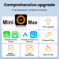 Adaptateur CarPlay sans fil 4-en-1 pour véhicules équipés de CarPlay filaire, Android Auto, connexion rapide, vente au détail, vente en gros, fournisseur d'usine