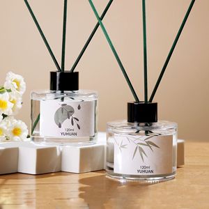 Yuhuan <b>Reed</b> <b>Diffuser</b> 120ml Essential Oil Scented Air Freshener <b>For</b> Home Bedroom Hotel - Product Image 1
