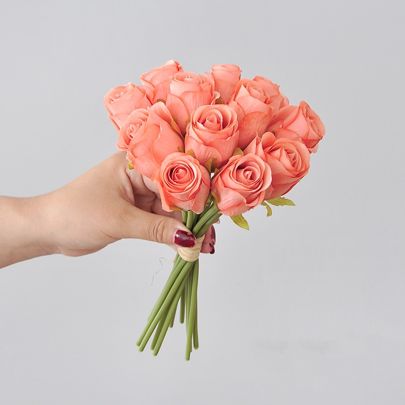Orangered 03 mini bouquet de roses