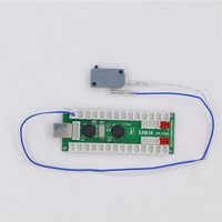 2 Joueurs DIY USB Encoder Controller Button Joystick pour Retro Raspberry Pi MAME PC-Arcade Game Kit for Retro Players