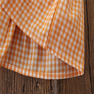Las niñas de algodón de moda Top con volantes pantalones cortos lindo bebé Europa y los Estados Unidos versión chica traje - Product Image 5