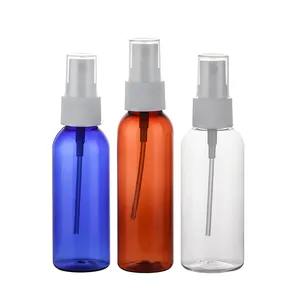 Bouteilles personnalisées avec vaporisateur pour liquide, volume de 50 ml, 60 ml, 70 ml, 75 ml, en plastique transparent pet, pièces