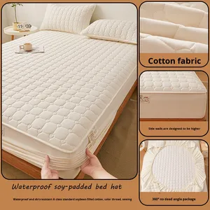 Sınır ötesi dış ticaret sonbahar kış kimyasal elyaf antibakteriyel kapitone tam Wrap toz geçirmez su geçirmez yatak koruyucu - Product Image 6