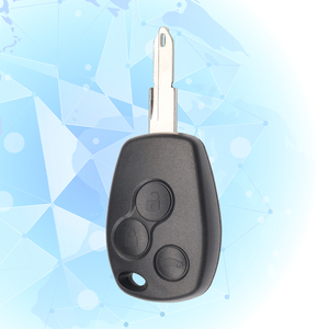 SZMAISHI 3 botones carcasa de llave de coche remota para R-enault Auto vehículo reemplazo llave cubierta con NE73 <span class=keywords><strong>Bladde</strong></span> - Product Image 3