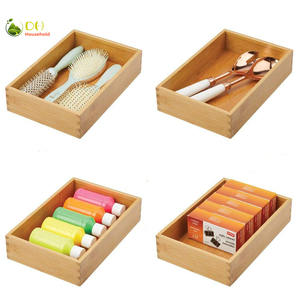 Organizzatore Classico Semplice in Bambù per Cassetti e Scrivania, <span class=keywords><strong>Dimensioni</strong></span> 26.7x16.5x6.4cm, per Ufficio, Cucina, Casa, Bagno - Product Image 6