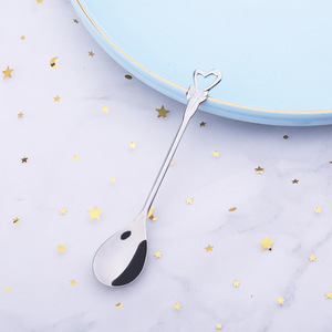 Thép không gỉ bốn lá cỏ ba lá và hình trái tim gelatin chim của Tổ trang trí Muỗng cho lưu niệm khuấy muỗng - Product Image 4