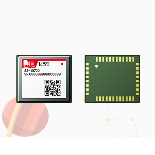 Original New SIMCOM W59 small low power WIFI MODULE W58 chipset BT Module W76 W74 for wireless  routing