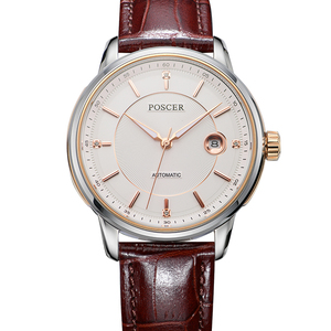 Montre mécanique pour homme de haute qualité RTS, design chronographe simple avec verre saphir en acier bombé, calendrier, usage quotidien - Product Image 1