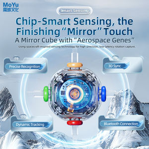 <span class=keywords><strong>Moyu</strong></span> Smart 3x3 espejo magnético AI cubo mágico juguetes rompecabezas educativo cubo mágico juguetes para niños regalo - Product Image 4