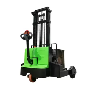 Accept Customize 1Ton 1.5Ton 2T 2M 3M 4M Working and Station Driving Electric Pallet Truck Fully Automatic Forklift Off-road St