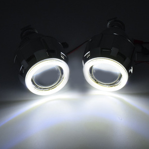 <span class=keywords><strong>Projecteur</strong></span> LED Angel Devil Eyes bi-xenon H4 H7, lentilles de phare COB DRL <span class=keywords><strong>Halo</strong></span> lentille Mini 2.5 pour accessoires de lumières de voiture rétrofit - Product Image 3