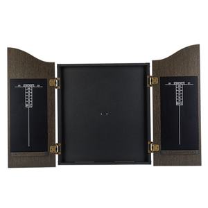 Gabinete para Dardos Ecológico de Madera con Tablero de Dardos Grabado para Premios - Product Image 3