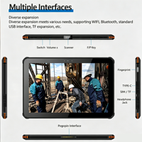 Tablet PC RT-T1 10.1 inci Ultra-tipis dan Tangguh, Android 14, untuk Industri Luar Ruangan, Tahan Air, GPS+WIFI+BT+NFC, 10000mAh, MTK Octa Core