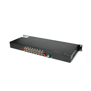 1 par de modo único 1U de montaje en Rack devolver datos, 16 canales, FC <span class=keywords><strong>20</strong></span> km de fibra de convertidor de vídeo - Product Image 3