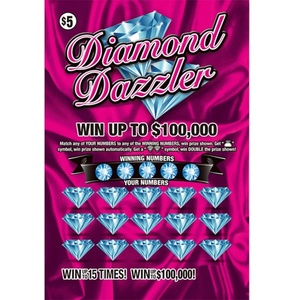 ผู้ผลิตบัตรขูดรางวัลแบบกำหนดเอง บัตรขูดเสี่ยงโชค บัตรขูดรางวัล - Product Image 5