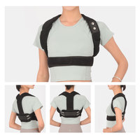 Ceinture de Correction Posturale Unisexe Grande Taille avec Bretelles Orthopédiques pour le Soutien du Dos