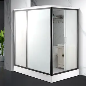 Hotel vorgefertigtes Badezimmer Modularer Duschraum Luxuriöses modulares Badezimmer und Duschbad mit Toilette