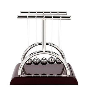 ลูกตุ้มโลหะรูปตัว T ของนิวตัน ฟิสิกส์ กลศาสตร์ ลูกปัดสมดุล การอนุรักษ์พลังงาน ความเฉื่อย วิทยาศาสตร์ การศึกษา ของตกแต่ง - Product Image 1