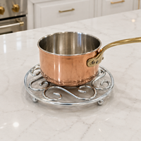 Socle en métal pour casseroles, protection de table résistante à la chaleur, support carré pour casseroles chaudes, tapis de table de cuisine, OEM ODM