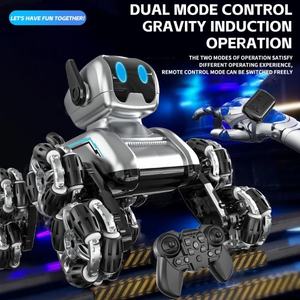 Voiture télécommandée tout-terrain 8 roues en métal pour enfants, avec détection gestuelle, chargeur inclus, jouet de cascade <span class=keywords><strong>et</strong></span> d'escalade pour garçons - Product Image 3