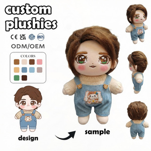 Juguetes de peluche personalizados al por mayor, muñecos de personajes humanos, llaveros, juguetes de ganchillo, perros, osos de peluche grandes, juguetes de peluche de <span class=keywords><strong>perro</strong></span> personalizados - Product Image 4