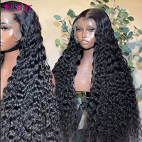 Pelucas de Cabello Humano Personalizadas, Listas para Usar, Sin Pegamento, Pre-Cortadas/Pre-Arrancadas/Decoloradas, 5x6 13x4 13x6, Cabello Virgen Birmano, Ondulado, con Frente de Encaje