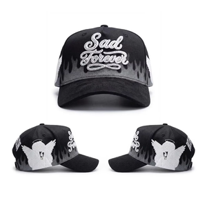 Bonés Sadboyzz Dh de Alta Qualidade com Bordado 3D em Camurça Desgastada, Aba Curva, 31 Caps Sad Boyz 2 Gorras Thirty One Hats - Product Image 1