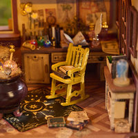 IIECREATE Nouveauté Kit de maison miniature en bois pour K-1084 Entropy's Flow, échelle 1:24, modèle de bricolage pour adultes