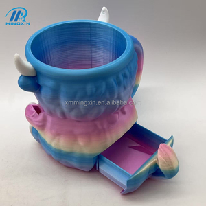 Vente flash : Gobelet à crème glacée en forme <span class=keywords><strong>de</strong></span> <span class=keywords><strong>vache</strong></span> des Highlands en impression 3D avec tiroirs, gobelets à crème glacée <span class=keywords><strong>de</strong></span> dessin animé pour enfants - Product Image 4