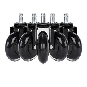 Ruote piroettanti per sedie da ufficio ruote di ricambio per sedie in gomma per pavimenti e moquette in legno duro, sedia da ufficio per impieghi gravosi <span class=keywords><strong>Ca</strong></span> - Product Image 1
