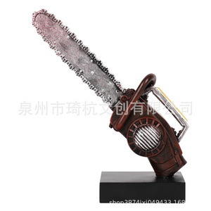 Motosierra Simulada de Resina, Adorno Artístico para Decoración del Hogar, para Sala de Estar, Dormitorio, Entrada - Product Image 3
