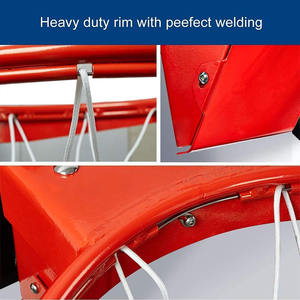 Aro de Baloncesto Profesional para Adultos, de Acero Sólido, con Sistema de Liberación Rápida, Tres Resortes, Tamaño Oficial, Comercial - Product Image 5