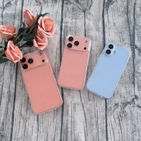 Coque de téléphone en TPU haute transparence pour iPhone 17, découpes de précision, anti-jaunissement, toucher soyeux, antichoc, anti-traces de doigts, protection 360°