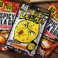 Bonbons à mâcher mous Marukawa importés du Japon, citron super aigre à saveur lourde, cola super épicé, collations rafraîchissantes en vrac