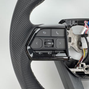 Volant en cuir compatible avec Toyota Premio Mark2 LC300 Vios Harrier Hilux Vigo 79 Series rav4 Raize Avalon <span class=keywords><strong>Aqua</strong></span> GR - Product Image 2