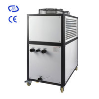 Refroidisseur d'eau industriel à air refroidi haute efficacité 5HP, petit refroidisseur d'eau 5HP