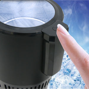 OEM fabrika 2 1 Mini buzdolabı akıllı seyahat kahve bira ev araba hızlı soğuk içecek bardağı oto soğutma tutucu araba bardak soğutucu - Product Image 5