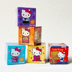 Miniatur Resin KT kucing kotak pemecah camilan DIY perhiasan toko kenyamanan untuk rumah boneka DIY kasus telepon sampah Dekorasi - Product Image 6