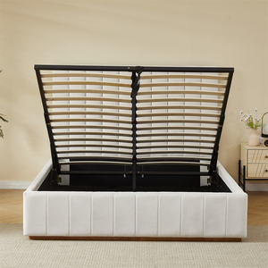 Struttura <span class=keywords><strong>Letto</strong></span> Grande con Ali in Tessuto, Set Camera <span class=keywords><strong>da</strong></span> <span class=keywords><strong>Letto</strong></span> con Contenitore, Struttura per Camera d'Albergo - Product Image 3