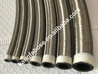 Tuyau de refroidissement de carburant et d'huile E85 tressé flexible haute performance KFAFINENE NBR CPE AN4-AN20 (-40°C à +125°C, ajustement universel)