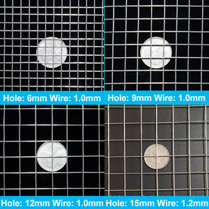 Qunli Sıcak Daldırma Galvanizli Kaynaklı Demir Tel Örgü 1''x1'' Kare Delikli 1''x1/2'' Özelleştirilebilir Rulo Çit Kuş Kafesleri için - Product Image 3