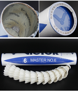 Victor MASTER No.6 Gänse feder Badminton Federball - Product Image 4